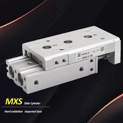 Air Slide Table MXS dual rod Rail slide air pneumatic cylinder Built-in magnet MXS6-20 MXS6-20AS MXS6-20A MXS6-20B 20BS C CS BT