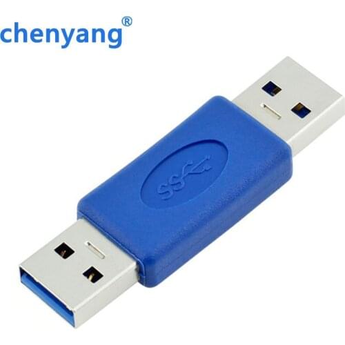 High-Speed USB 3.0 Type-A Male to Male Adapter Bridge Extender Connectors Dongle