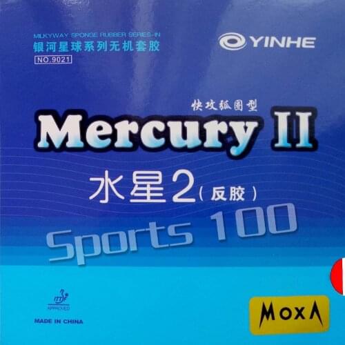 Yinhe Mercury II Mercury2 Mercury 2 Mercury-2 Pimples In Table Tennis PingPong Rubber rubber with Sponge