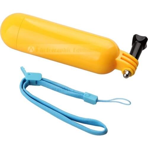10pcs For Go Pro Hero 5 4 3+ 3 SJ4000 Yellow Bobber Floating Monopod Hand Handheld Grip Mini Camcorder accessories