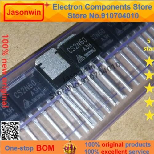 100% nuevo 50 unids/lote original MOSFET CS2N60A3H CS2N60 2A600V TO-251 2N60 Transistor