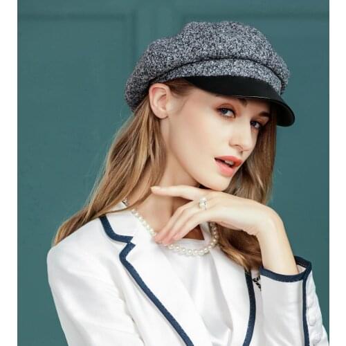 2018 Autumn and Winter Hat New Design Fall Leisure Wild Cap Female Fashion Lady Cap Students Casual Visors Hat B-7469