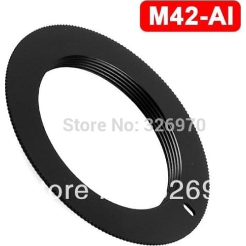 FREE SHIPPING M42 Lens TO FOR NIKON AI Adapter D3000 D5000 D90 D700 D300S D60 D3X Metal M42-AI