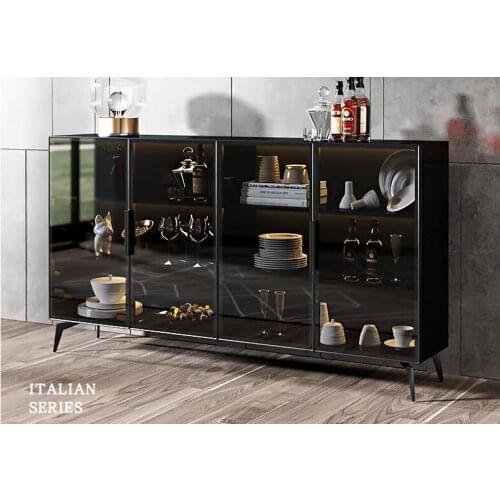 Side cabinet, tea and wine cabinet, side cabinet, modern simple kitchen, cupboard, storage cabinet, storage cabinet