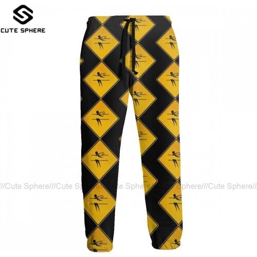 Volleyball Sweatpants Design Cool Joggers Men Golf Polyester Casual Pants