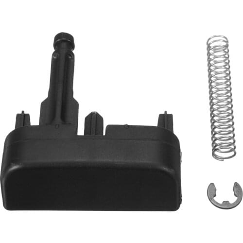 Black Tailgate Rear Boot Lock Button Kit For Mégane MK1 1995-2002