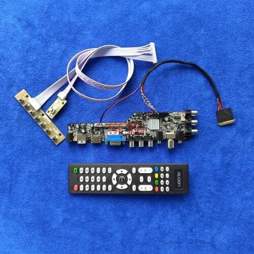 Signal digital For LTN156AT03/LTN156AT09 HDMI-compatible DVB VGA USB AV Display controller card LED/LCD 1366*768 LVDS 40-Pin Kit