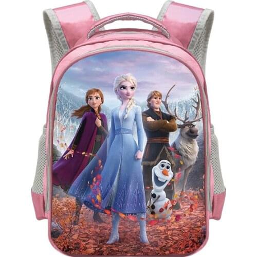 Children Elsa and anna school bags 2020 New Cartoon printing schoolbags kids backpack for girls&boys,mochila infantil