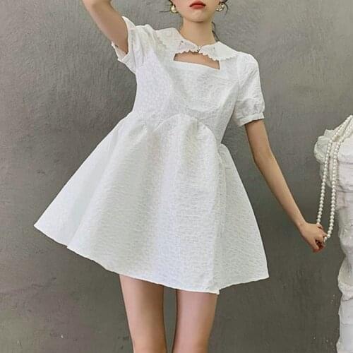 FALLINGSTAR White Summer Dresses