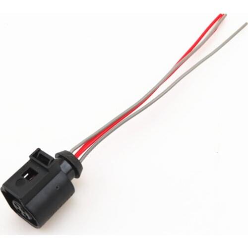 FHAWKEYEQ 1x Water Temperature Sensor Switch Plug Cable Connector For VW Passat Jetta Beetle Golf A4 A6 4B0 973 712 4B0973712