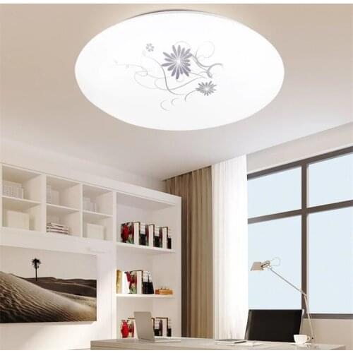 Round Acrylic LED Ceiling Lights Restaurant Lamps For Room Living Room Bedroom Cold Warm White Natural Fixtures Ceiling Lamps