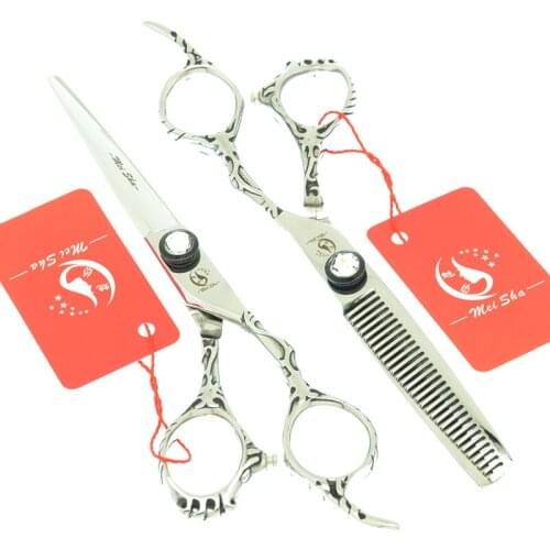 Meisha 6 inch High Quality Hair Scissors Professional Barber Shears Hair Cutting Thinning Salon Hairdressing Styling Tool A0073A
