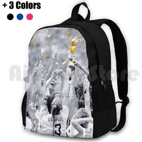 World Outdoor Hiking Backpack Waterproof Camping Travel Usa Uswnt Usmnt America Soccer Us Trophy Abby Wambach Carli Lloyd Hope
