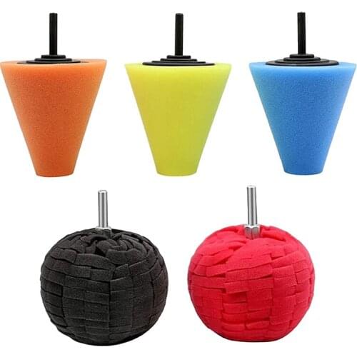 Polishing Pads for Wheel Hub Cleaning 3 Inch Polishing Wheel for Drill Sponge Buffing Pads for Car Care