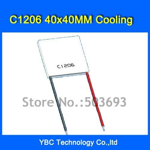 The strong C Series C1206 Telluride Semiconductor Cooling Cooler Peltier 40 * 40mm DC12V