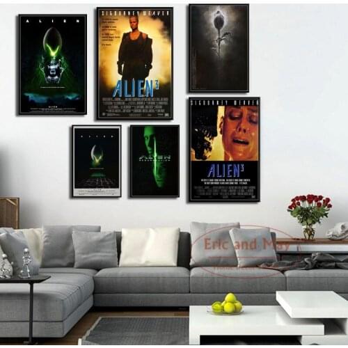 Alien Movie Series Classic Horror Film Posters And Prints Canvas Painting Pictures On The Wall Nordic Decoration Home Decor