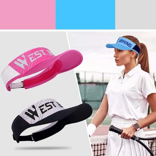 2021 NEW Men Women Sport Sun Visor Cap Comfortable Portable Summer Hat Running Cap Tennis Beach Hat Outdoor Hat Tennis Caps