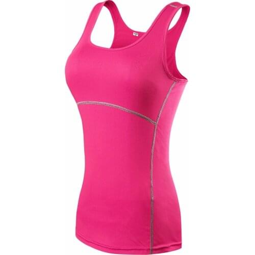 Womens Yoga tops wicking and quicking-drying sleeveless Sport Shirt Women high quality sport t shirt fitness top women