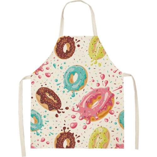 Ice Cream Women Kitchen Aprons Waterproof Barber Apron Cooking oil-proof Cotton Linen Antifouling Chef Apron man kid aprons