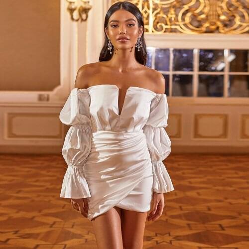 ZHUOFU Womens Off Shoulder Dresses