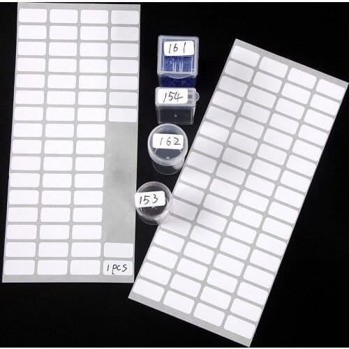 10 Sheet/Lot Diamond Classification Storage Boxes Distinguish Label Stickers Diamond Painting Accessories Embroidery Tools