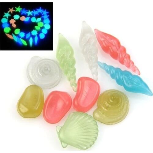 10pcs Luminous Light-emitting Artificial Pebbles Stone for Garden Decor Glow in the Dark Artificial Stone
