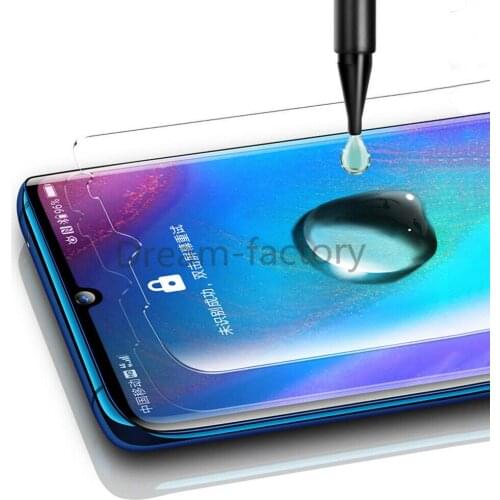 300PCS UV Liquid Tempered Glass Full Glue Lamp for Huawei P30 P40 Pro Mate 20 30 Pro One Plus 7 8 Pro free Shipping