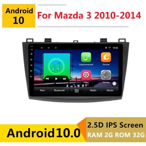 9 inch Android 10 Car DVD Multimedia Player GPS For Mazda 3 maxx axela 2010 11 2012 13 2014 audio auto radio stereo navigation