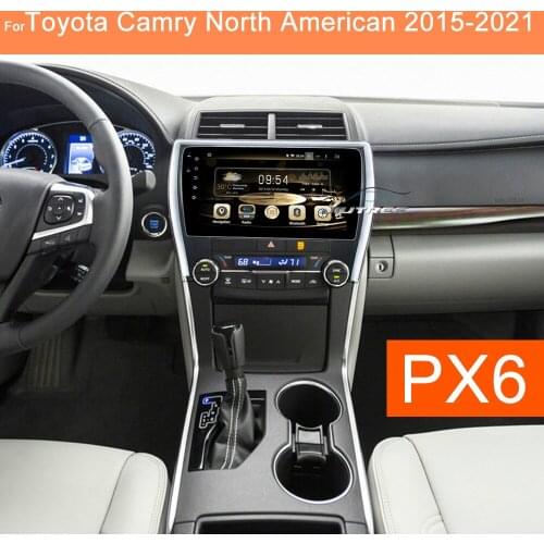 2din Android PX6 Car Stereo For Toyota Camry 2015-2021 Car Radio Multimedia Video Player GPS Navigation Autoradio headunit 2 din