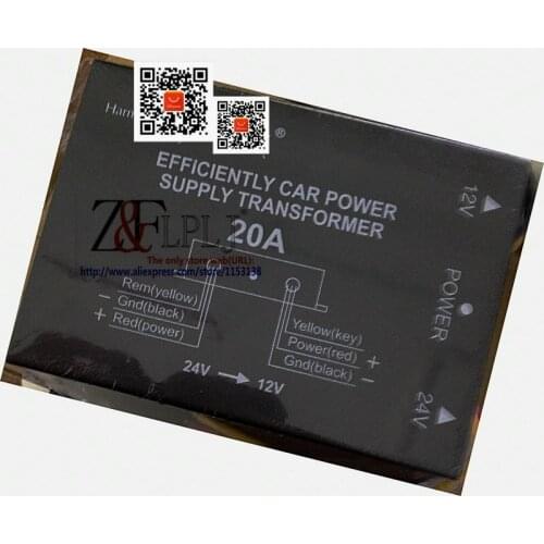 1pcs/lot EFFICIENTLY CAR POWER SUPPLY TRANSFORMER DC-DC DC24 TO DC12V / DC to DC converter 24V to 12V 15A/ 20A /30A 3types