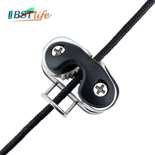 316 Stainless Steel Black Ball Bearing Cam Cleat Pilates Equipment Marine Boat Fast Entry Rope Wire Fairlead Sailing Accessories