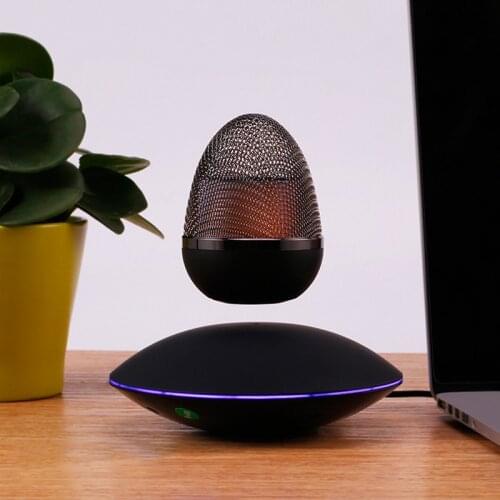 UFO Magnetic Levitation Wireless Bluetooth Speaker Home Office High-tech Decorative Stereo Subwoofer MP3/WAV Features Playback