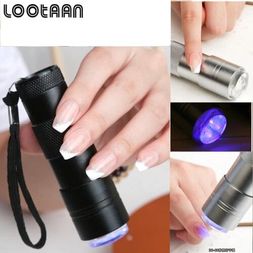 Portable Handheld Nail Art UV Silicone Pressing Manicure Tool Light Nail Art Stamper For Nail Dryer Gel Polish Quick Dry Lamp