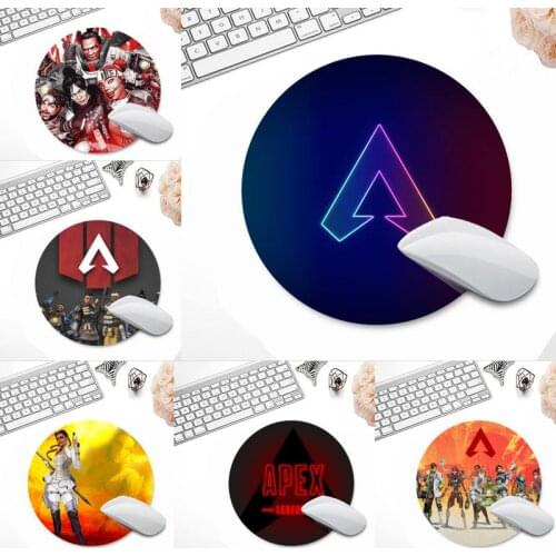 Apex Legends Unique Desktop Pad Game Mousepad Round Non-slip Cushion