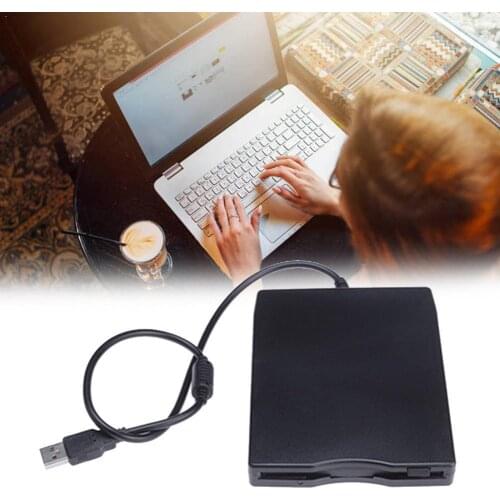 USB Floppy Disk Reader Drive 3.5" External Portable Desktop Diskette 1.44 For Windows Laptop FDD 10/7/8/XP/Vista MB Drive P Y1Q2