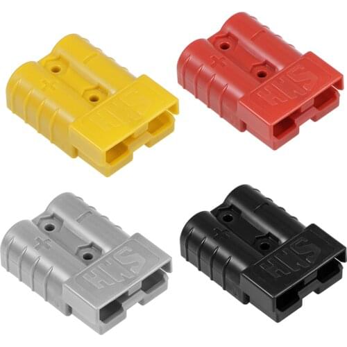 Uxcell Uxcell 2/4pcs 6 Gauge Battery Quick Connect Disconnect 50A Wire Connector for Winch Auto Car Trailer Driver