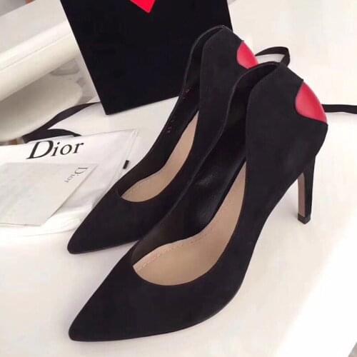 In the spring of 2018 the new high with pointed sexy shoes with thin shallow mouth size code 30 single shoes 1831-47
