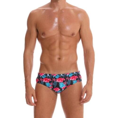 14 printing Swimwear Men Beach Board Surf Short Sexy Men Swimwear Pad Inside Man Swimsuit Sungas Swim Trunk De Praia Homens