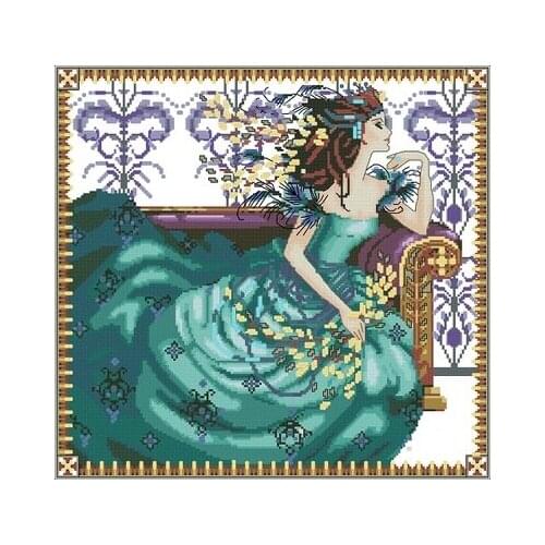 25-MD-131 (14CT, 18CT) Counted Cross Stitch 11CT 14CT 18CT DIY Cross Stitch Kits Embroidery Needlework Sets