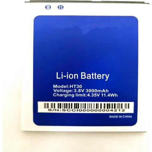3.8V 3000mAh HT30 For HOMTOM HT30 For HOMTOM HT30 Pro Battery phone stander