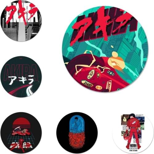 Akira 1988 Film Anime Logo Icons Pins Badge Decoration Brooches Metal Badges For Clothes Backpack Decoration 58mm