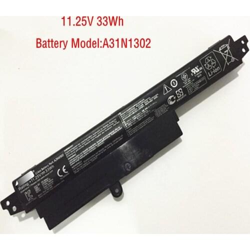 New 11.25V 33WH 3300mAh A31N1302 Battery For ASUS VivoBook X200M X200CA X200MA F200CA K200MA X200M R200CA laptop