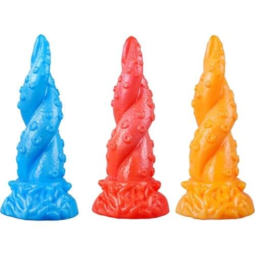 Alternative Octopus Anal Butt Plug Soft Man and Female G-spot Masturbation Sex Toys Prostate Massager Massage Anal Dildos Toys