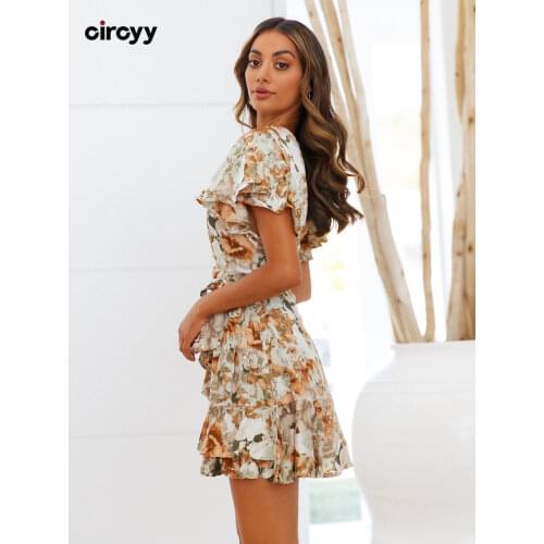 Летние платья мини Circyy China At AliExpress