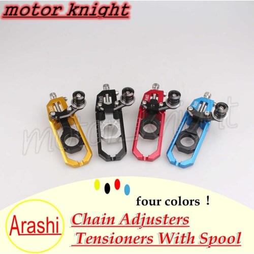 CNC Chain Adjusters Tensioners With Spool Fit For Yamaha YZF R1 2015 2016