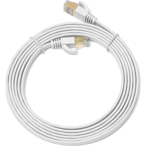 Cat 7 Ethernet Cable Flat RJ45 Lan Cable RJ 45 Networking Cable Patch Cord for Desktop Laptop Modem Router Cable 0.5M 1M 2M 3M