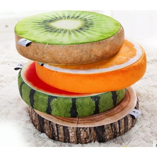 33/40 cm Sponge Filling Cushion Toys 3D Simulation Fruit Plush Toy Baby Bedding For Adults Kids Toys