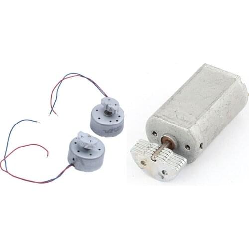JFBL Hot 1 Pcs DC 1.5-6V 22400RPM Solder Mini Vibration Compatible Vibrating Motor Massager & 2Pcs Mini Vibration Motor 3500RPM
