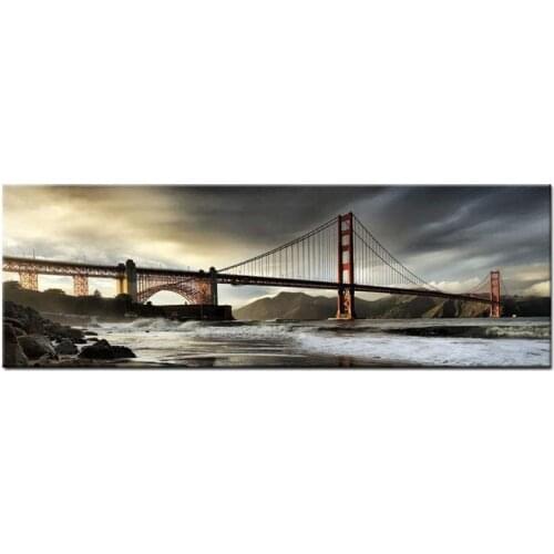 San Francisco Golden Gate Bridge Cityscape Full Drill Resin 5D DIY Diamond Painting Embroidery Cross Stitch handmade YG1288