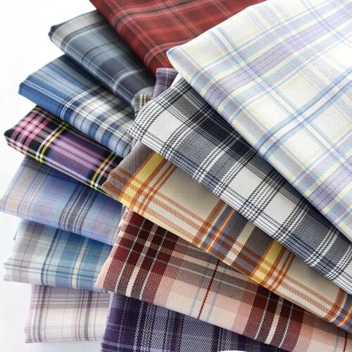 Plaid Check Fabric Yarn Dyed Colorful Plaid For Sewing JK Skirt Dress Suits Blazer Scottish Checks Tissus Telas Vestidos
